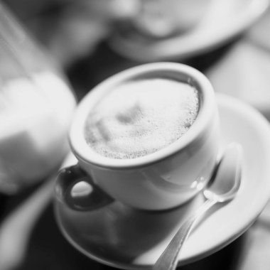 Espresso yakın görünüm arkaplanı
