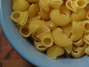 Close-up view of pasta background, food photography clipart