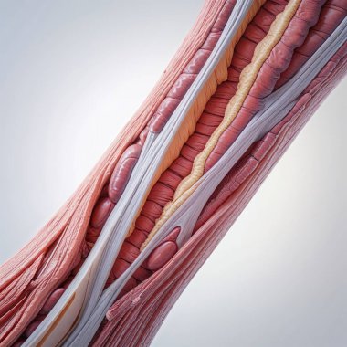Kas kesiti anatomisi 3 boyutlu model