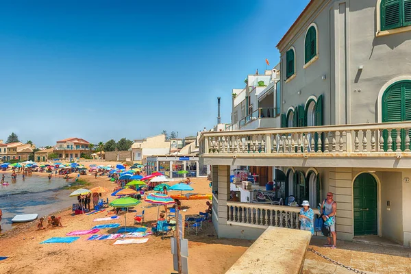 Punta Secca Italy August 2021 Location House Inspector Montalbano Series — стокове фото