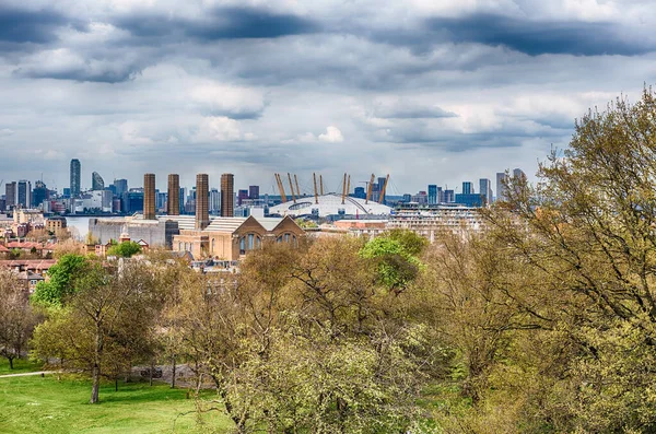 Vista Panorâmica Observatório Real Greenwich Park Londres Inglaterra Reino Unido — Fotografia de Stock