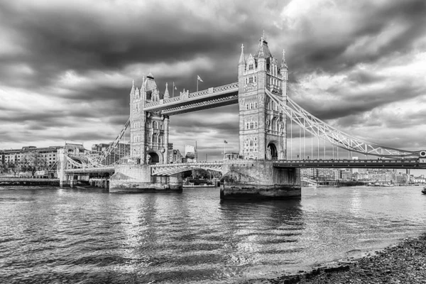 Den Ikoniska Tower Bridge Historiskt Landmärke London England Storbritannien Bron — Stockfoto