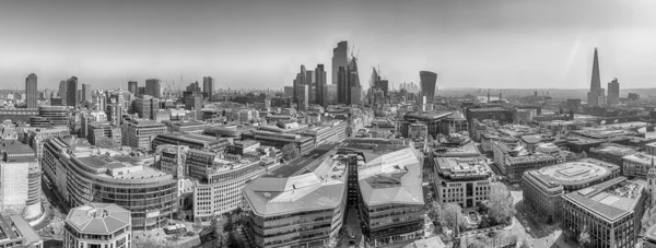 Vista Aerea Panoramica Sullo Skyline Della Città Nel Centro Londra — Foto Stock