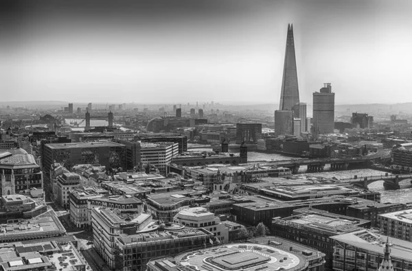 Vista Aérea Panorámica Sobre Horizonte Ciudad Centro Londres Inglaterra Reino — Foto de Stock