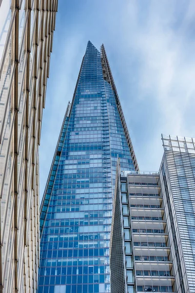 London Kwiecień 2022 Odłamek Kultowy Wieżowiec Londynie Anglii Wielkiej Brytanii — Zdjęcie stockowe