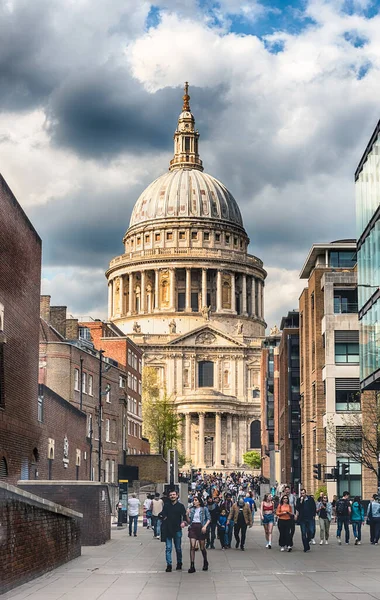 Londen April 2022 Zicht Paul Cathedral Iconische Anglicaanse Kerk Zetel — Stockfoto