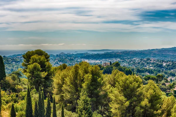 Vista Panorâmica Cidade Saint Paul Vence Cote Azur França Uma — Fotografia de Stock