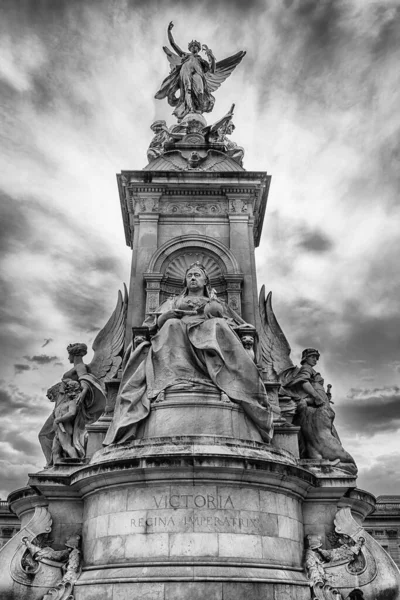 Victoria Memorial Buckinghamském Paláci Ikonická Památka Centru Londýna Anglie Velká — Stock fotografie