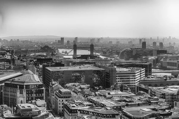 英国伦敦市中心城市天际线上的风景鸟瞰 — 图库照片