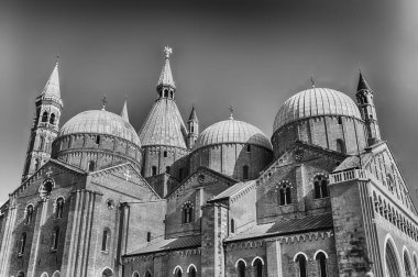 Kubbeleri Saint Anthony Bazilikası, ikonik simgesel yapı ve gezi Padua, İtalya