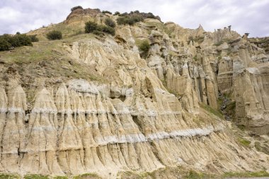 Kula Peri Bacaları, Kula Geopark Manisa, Türkiye 'de. Kuladoccia (Kuladokya) olarak da bilinen Kula Volkanik Geopark).