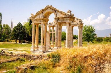 Afrodizyalıların Afrodit 'i (Afrodisias), yerel bir Anadolu, antik doğurganlık tanrıçasıyla aşk ve güzellik tanrıçası Helenik Afrodit' in özelliklerini birleştirmiştir. Geyre, Karacasu Aydın 