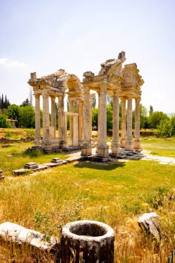 Afrodizyalıların Afrodit 'i (Afrodisias), yerel bir Anadolu, antik doğurganlık tanrıçasıyla aşk ve güzellik tanrıçası Helenik Afrodit' in özelliklerini birleştirmiştir. Geyre, Karacasu Aydın 
