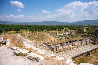 Afrodizyalıların Afrodit 'i (Afrodisias), yerel bir Anadolu, antik doğurganlık tanrıçasıyla aşk ve güzellik tanrıçası Helenik Afrodit' in özelliklerini birleştirmiştir. Geyre, Karacasu Aydın 