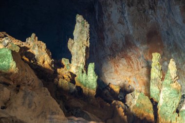 The cave is situated in Killik location of Ahirtas village at Dosemealti  district of Antalya Province.The cave is 633 m long and has two large chambers on the main gallery, which has a clearance. clipart