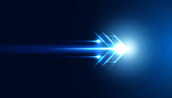 要約技術ハイテク背景概念速度移動ブレが光の中で速く動く — ストックベクタ