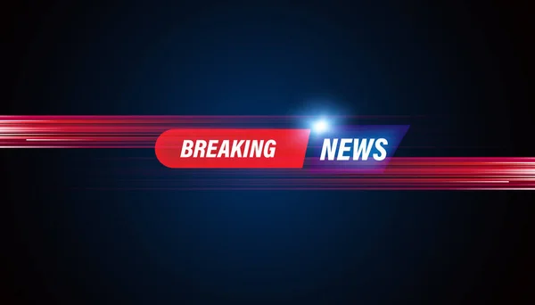 Abstract Breaking News Concept Background Urgent News Coverage Latest News — Stok Vektör