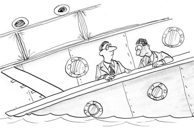 Endişeli Afrikalı Amerikalı ve beyaz yöneticiler batan gemide..