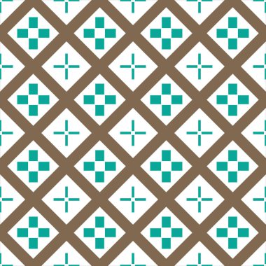 Kusursuz desenli geometrik doku, kusursuz vektör arkaplan. Soyut desenler, 6 desenli modern stil dokusu. Tekrarlanan geometrik fayanslar tasarımı 