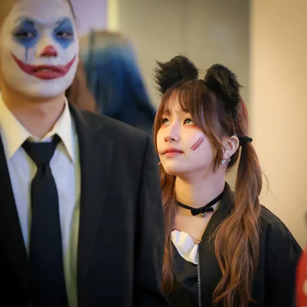 Sapporo Japan Oktober 2023 Halloween Natt Med Mengde Japanske Tenåringer – stockfoto