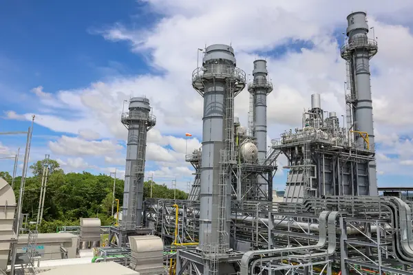 Klasik Elektrik Santrali Emisyonsuz, Temiz Sanayi Manzarası