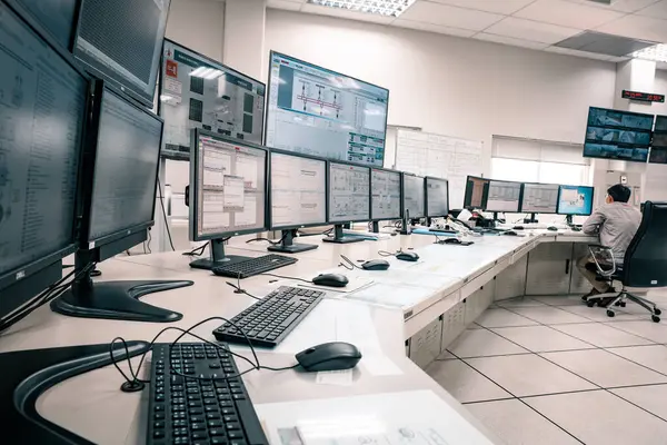 Klasik Elektrik Santrali Emisyonsuz, Temiz Sanayi Manzarası