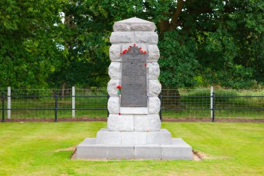 Zillebeke, Belçika - 7 Temmuz 2010: Birinci Avustralya Tünel Şirketi Anıtı. 60 Tepe 1915-1918 'deki madencilik ve savunma operasyonlarında hayatlarını veren tünel kazma şirketinin anısına..