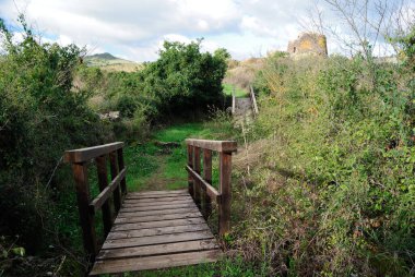 Nuraghe Oes 'a giden yol
