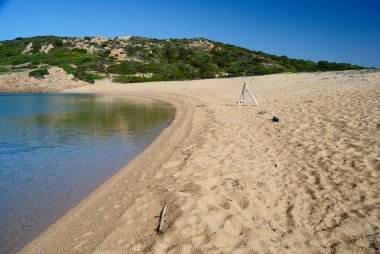 La Niculina plajı manzarası