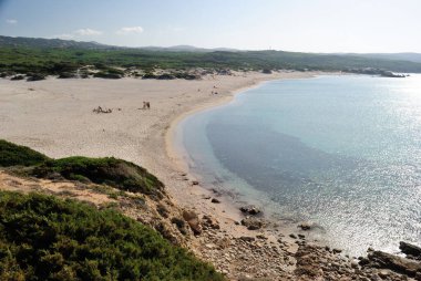 Rena Maiore plajı manzarası