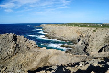 Punta Scoglietti kıyısında.