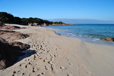 View of the La Marinedda beach