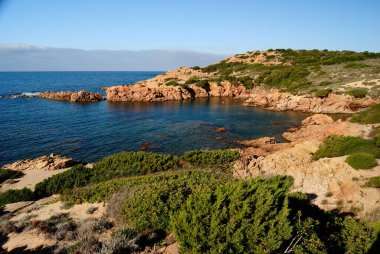 View of the Lu Poltu Pitrosu near Punta Camnneddi