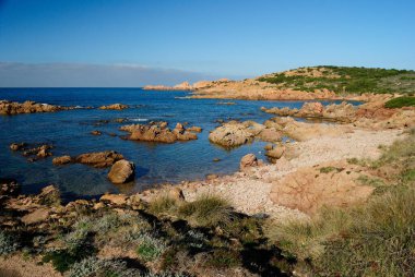 View of the Cala Calboni near Punta Canneddi
