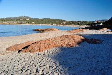 View of the La Marinedda beach