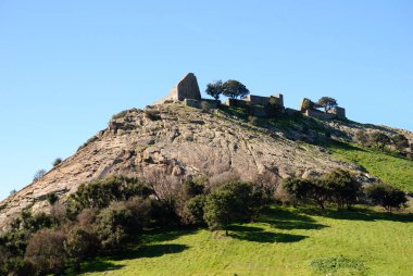 View of the Castle of Montiferru or Casteddu Etzu