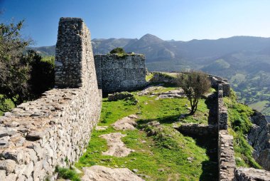 View of the Castle of Montiferru or Casteddu Etzu