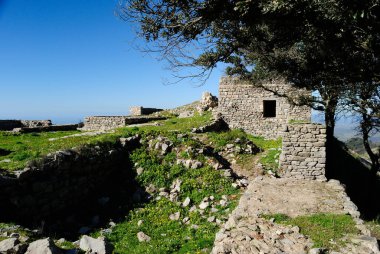 View of the Castle of Montiferru or Casteddu Etzu