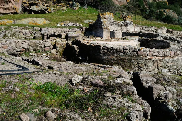 Ερείπια Του Ρωμαϊκού Χωριού Andria Priu — Φωτογραφία Αρχείου
