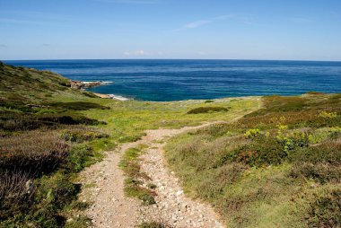 Nurra kıyıları Cala Unia ve Isola dei Porri arasında 