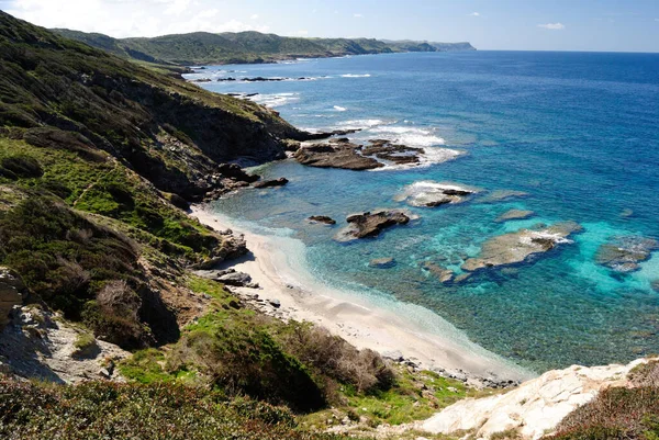 Ακτή Της Nurra Isola Dei Porri Παραλία — Φωτογραφία Αρχείου