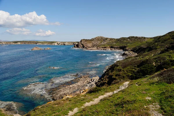 Nurra Kıyıları Isola Dei Porri Punta Ruia Arasında — Stok fotoğraf