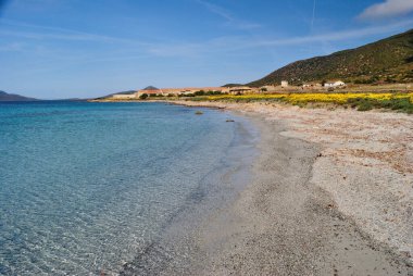 Asianra adasındaki Cala Trabuccato plajı.