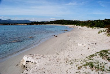San Teodoro 'daki Cala Salinedda plajı.