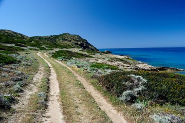 Cala Rugginosu 'daki Nurra sahili.