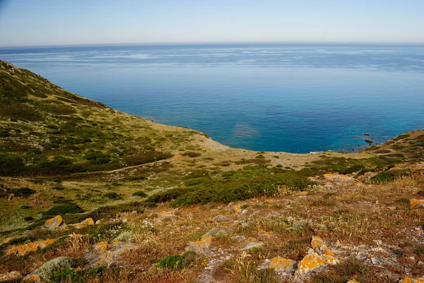 Wybrzeże Nurra Cala Rugginosu — Zdjęcie stockowe