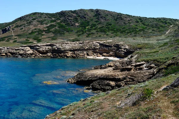 Wybrzeże Cala Unia Nurra — Zdjęcie stockowe