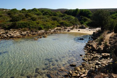Cala Fenice Sahili manzarası