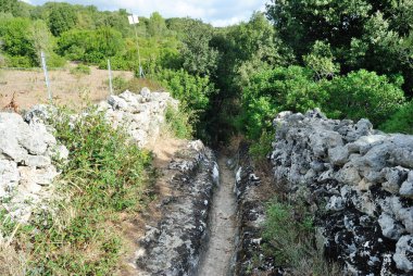 Luna e Sole yolundan Valle Barca 'ya giden yol