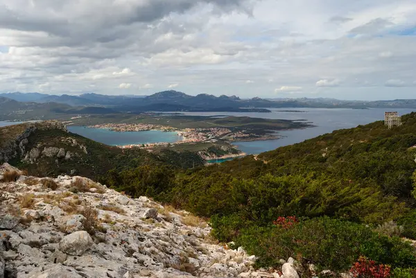 Capo Figari 'den Golfo Aranci Panoraması